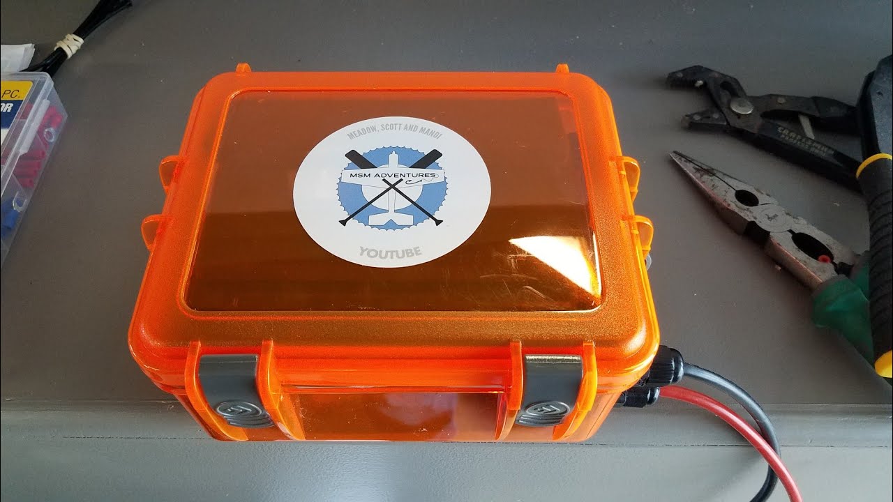 DIY Battery Box for Kayak! - YouTube