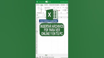 COMO INSERTAR ARCHIVO PDF EN EXCEL #Excel #Exceltips #Exceltutorial #Shorts #Youtubeshorts #Short