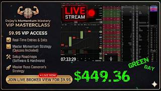 LIVE Day Trading: !  | Momentum Mastery (Webull & DayTradeDash)