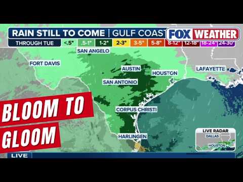 Rain Moves Into Drought Stricken South, Raising Flash Flood Concerns ...