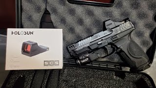 S&W M&P 2.0 Metal Carry Comp Holosun SCS install #viralvideo #edc #everydaycarry #gunculture