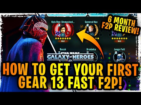 The Secret to Get Your First Gear 13 Character FAST (AND MOAR!) - 6 Month Free to Play Roster Review