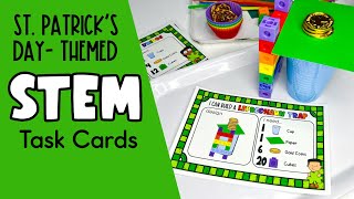 St  Patrick's Day STEM Task Cards