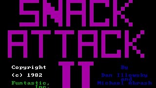 Snack Attack 2 (1982 - PC Booter) - Gameplay.