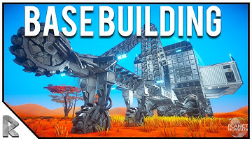 NEW SPACE SURVIVAL GAME, BASE BUILDING - Planet Nomads Early Access Gameplay #1