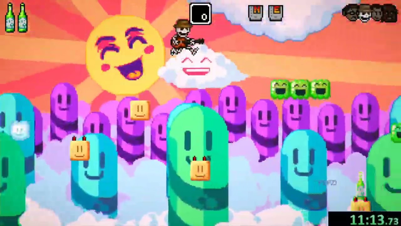 AVGNA deluxe easy 100% speedrun in 