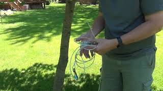 Snagle Paw Cable Dog Run Installation