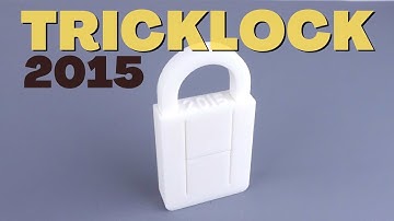 Trick Lock 2015 Puzzle - Louis Coolen - Tutorial Solution