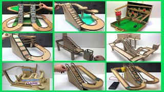 TOP 10 Marble Run with escalator out of cardboard by KmiX 1,544 views 2 weeks ago 19 minutes