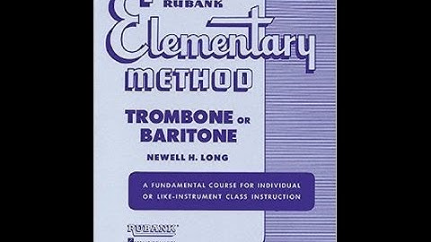 Rubank Elementary Method for Trombone or Baritone - Lesson 21
