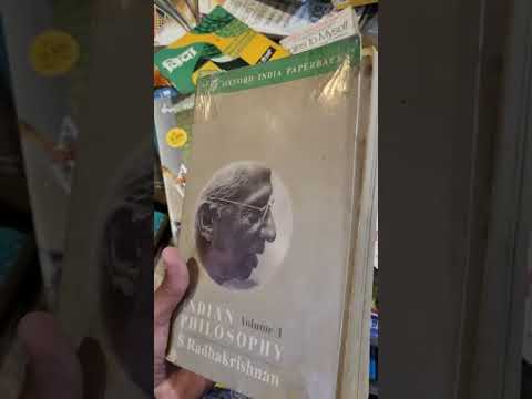 Indian philosophy Book by Sarvepalli Radhakrishnan #Shorts