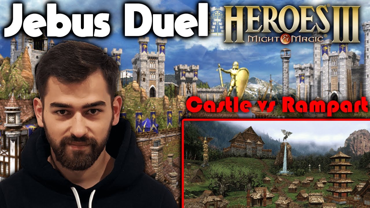 Castle vs Rampart vs Vasile752 | Gluhammer Heroes 3 Multiplayer PL