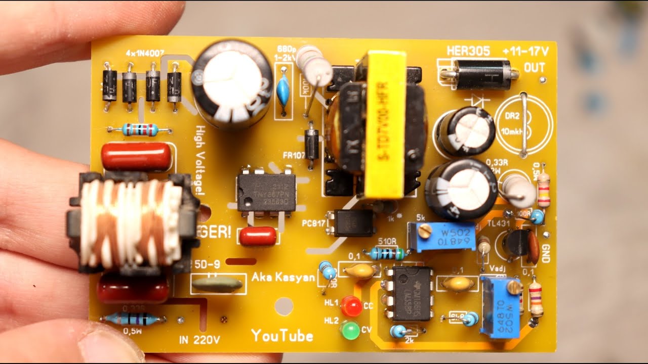 CV/CC LI-ION Battery charger - YouTube