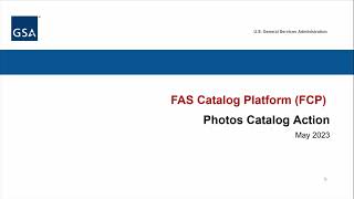Uploading Photos in the FCP - MAS Vendor Training