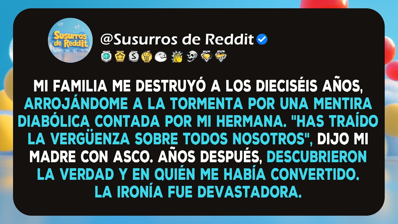 Mis padres creyeron la mentira de mi hermana y me echaron. Años después, descubrieron en quién me...