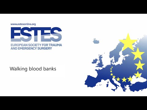 Walking blood banks - Банк крові, що ходить.