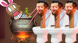 Skibidi Toilet vs Horror Weapons | Kick The Buddy