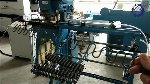 Zig Zag Sofa Spring Making Machine exported to India