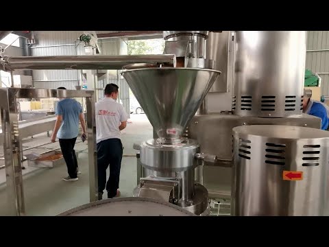 Hazelnut Butter Grinding Machine Hazelnut Cream Making Equipment Peanut Butter Colloid Mill Nut Milk