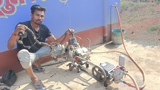 super ka engine se gadi vas karne wala machine desi jugaad ki madd se 💯👌