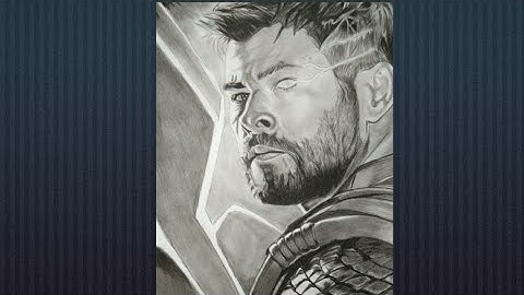 Drawing THOR (CHRIS HEMSWORTH)