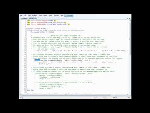 ASP.NET Dynamic Data