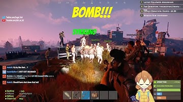 Sykkuno Drops a BOMB and Kills Everyone ft. Ash, Corpse, JackSpecticeye, Scarra OTV Rust Server