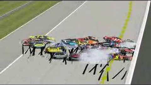 NR2003 Season wrecks & crashes