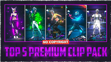 Free Fire Top 5 Clips + xml + cc ♻️ ff 4k Clips For Editing🔹ff duo Emote Clips xml🔹FF Xml Like AE