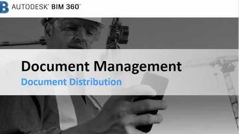 BIM 360 Document Distribution