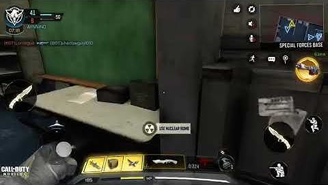 Getting a knife only nuke in cod mobile