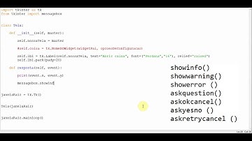 Interfaces Gráficas com Python 06 - Eventos na prática