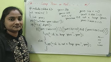 C-Language || Leap Year Or Not in C || Both In Telugu And English|Telugu ScitTutorials