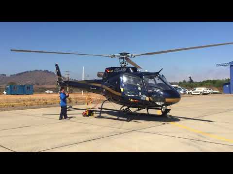 Partida AS350B3 con GPU Powervamp Coolspool 29 - Masuma Chile