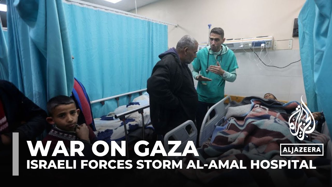 الحرب على غزة: القوات الإسرائيلية تقتحم مستشفى الأمل مجدداً
