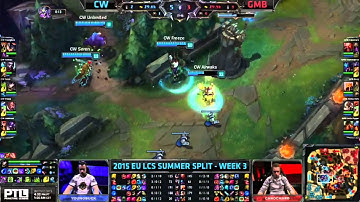 CW vs Gambit | LCS EU 2015 Summer | 5. nap 5. meccs
