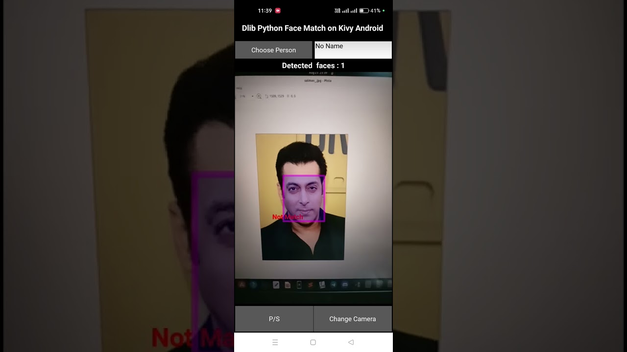 Face Recognition Application Using Python Kivy For Android & Desktop #kivy #dlib #python