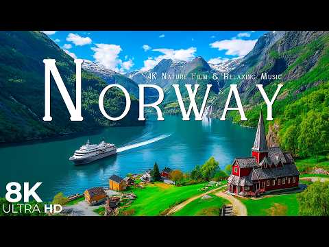 Norway 8K – A Peaceful Escape Through Fjords, Waterfalls & Quiet Mountain Roads