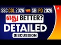SBI PO vs SSC CGL: Which is Better? | SSC CGL &amp; SBI PO Salary, Syllabus, Difficulty Level in Tamil