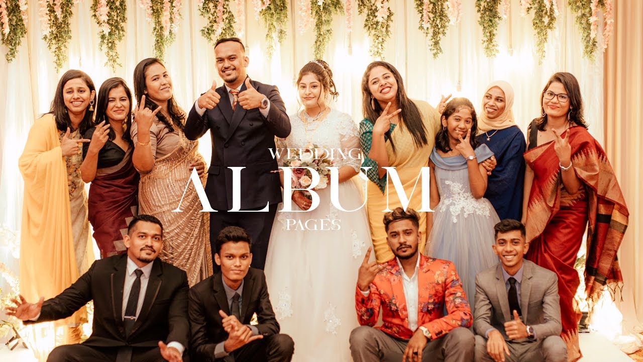 Wedding Album Pages | Thahani & Faizal | Moon Light Studio | Pradeep Charles