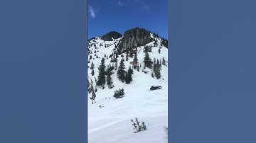 guy on a snowmobile goes FULL SEND to the moon🚀 #shorts