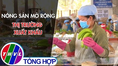Nông sản mở rộng thị trường xuất khẩu