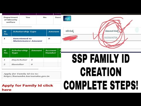 SSP SCHOLARSHIP LATEST UPDATE|FAMILY ID GENERATION|COMPLETE STEPS EXPLAINED|SSP|students solution