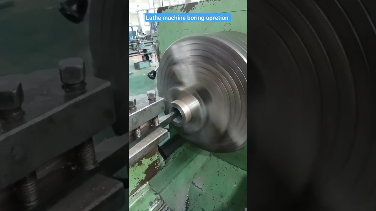 Lathe machine boring opretion | 