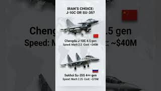 Iran's Dilemma: J-10C vs Su-35 - Which Jet Will They Choose?
