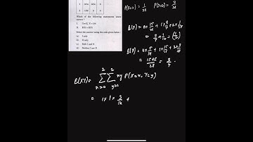 Joint Probability, Expectation, and Covariance Calculation | UPSC ISS 2025 Paper-1 | Problem  15