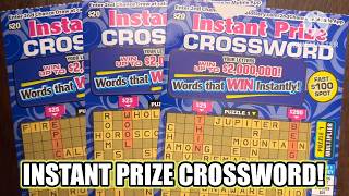 INSTANT PRIZE CROSSWORD! CA Scratchers