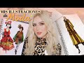 MIS ILUSTRACIONES DE DISEÑO DE MODA | Pau Chong ♡