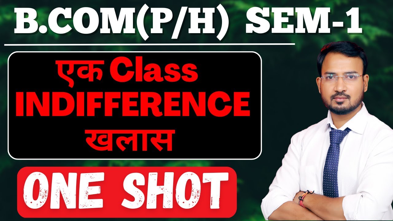 Microeconomics for b.com class / Indifference curve / revision /semester 1/ bcom class/l