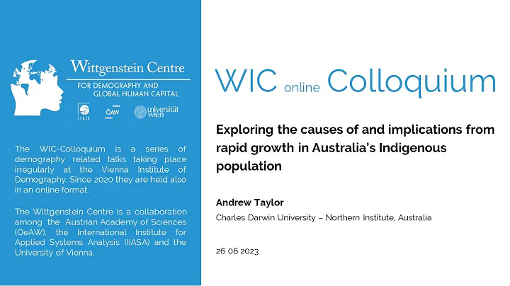 Exploring the causes of and implications from rapid growth in Australia’s Indigenous population